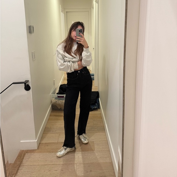 Levi's Denim - vintage black levi’s size 26 straight leg